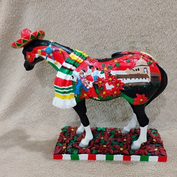 Painted Ponies FELIZ NAVIDAD  E! 2007 Xmas Figurine RETIRED - Picture 2 of 4